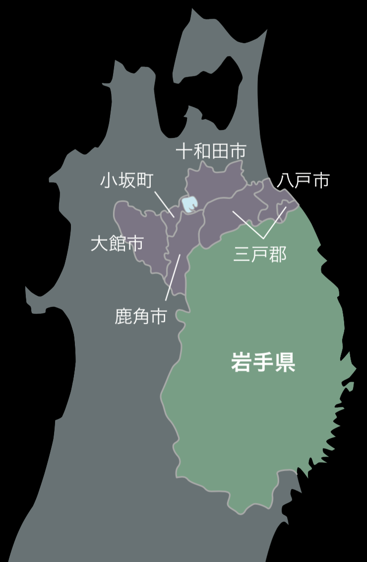 浄法寺地図